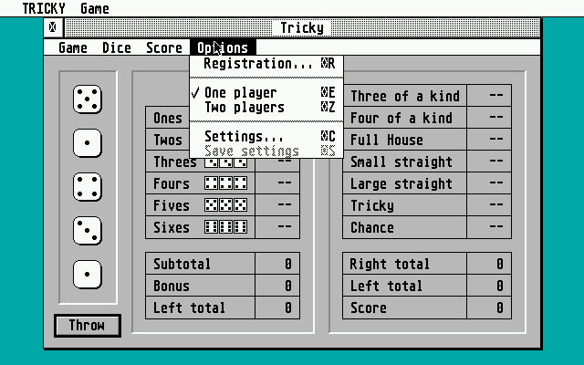 Tricky atari screenshot